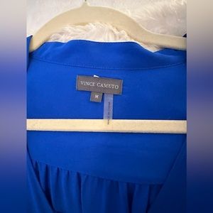 Vince Camuto Royal Blue Long Sleeve Dress M